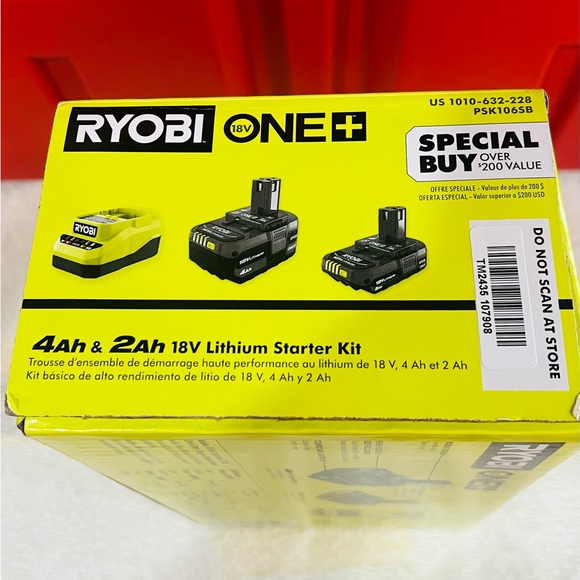Ryobi 18V Lithium Starter Kit - Picture 3 of 5